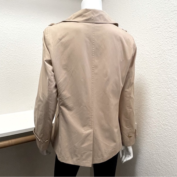 TALBOTS Classic Tan Peacoat - Size 8 - Picture 5 of 11